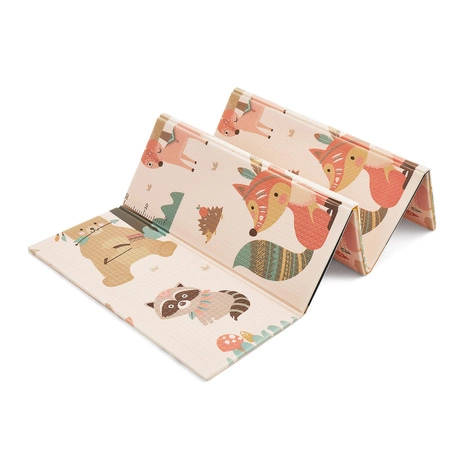 Skládací vzdělávací podložka XXL – "Lesní království a let balónem"