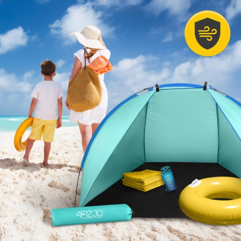 Plážový stan PRO jasně modrý