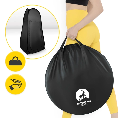 Převlékací stan Mountain Goat černý