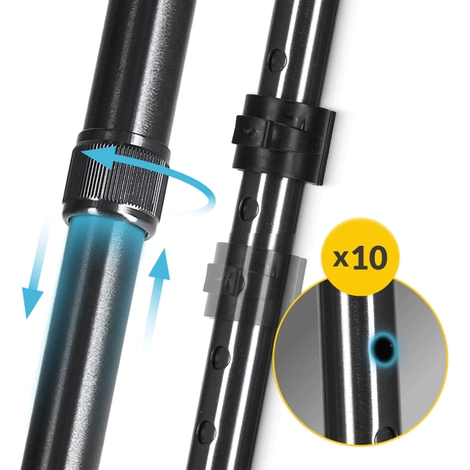 Ortopedické berle PRO černé