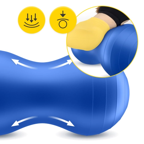 Rehabilitační míč PEANUT AIR BALL modrý