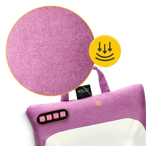 Masážní polštář s vyhříváním LITE fialový