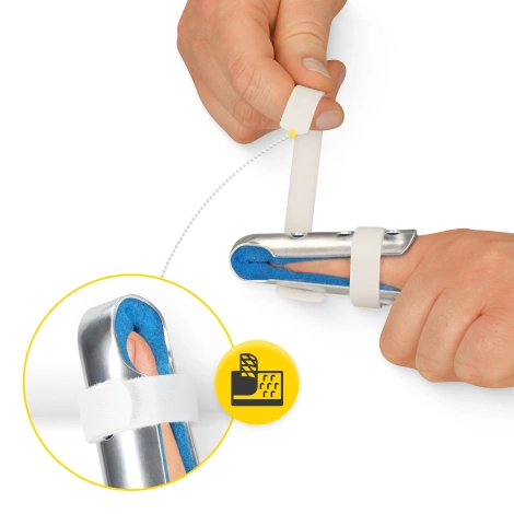 Duralová dlaha pro fixaci prstu MED M