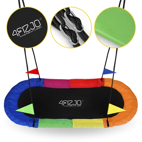 Závěsný houpací kruh 165 cm