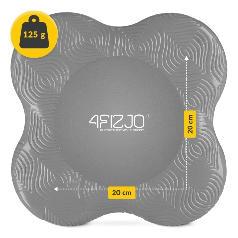 Podložky na jógu pod kolena šedé