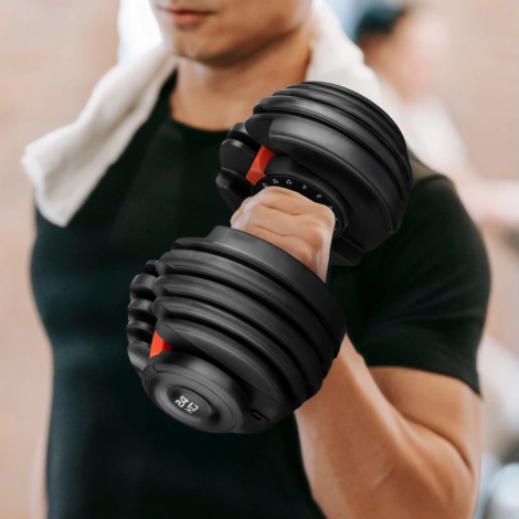 Nastavitelná jednoruční činka Premium 24 kg